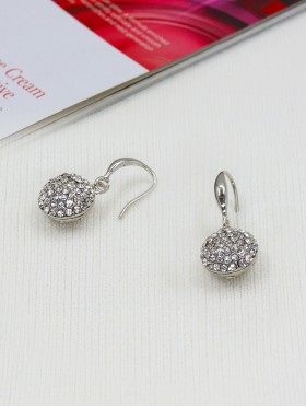 CIRCLE RHINESTONE EARRING