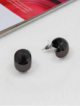 Cuff Oval Earrings
