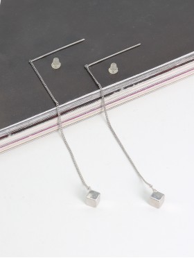 Cube Drop Earring