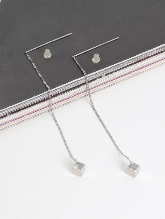 Cube Drop Earring