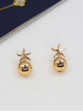 Star & Ball Drop Earrings