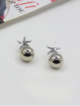 Star & Ball Drop Earrings