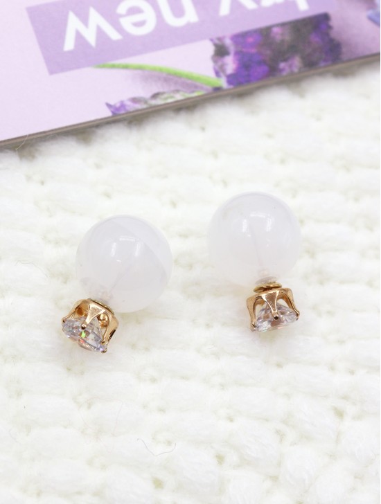 DOUBLE SIDED STUD EARRING