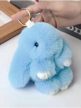 Cute Bunny Plush Key Chain