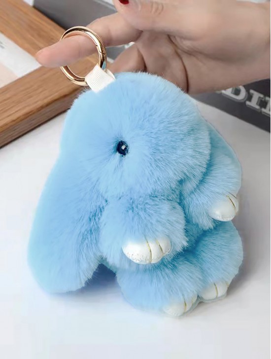 Cute Bunny Plush Key Chain