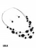 Fashion Mixed Beads Necklace and Earrings Set