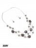 Fashion Mixed Beads Necklace and Earrings Set