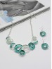 Shell Design Necklace & Earring Set