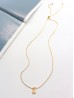Cat Pendant Rhinestone Necklace 