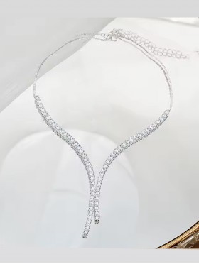 Fashion Rhinestone Necklace 