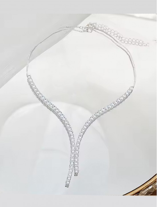 Fashion Rhinestone Necklace 