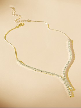 Fashion Rhinestone Necklace 