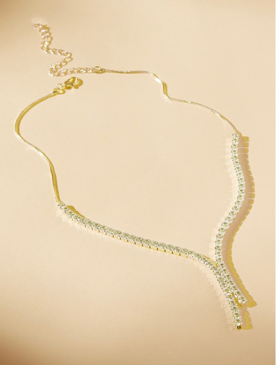 Fashion Rhinestone Necklace 