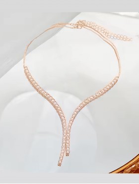 Fashion Rhinestone Necklace 