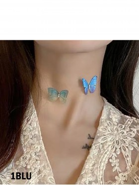 Pair of Butterflies Choker (3 pcs)