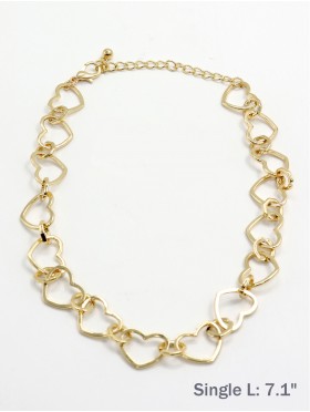 Heart Link Necklace 