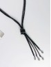 Rhinestone Tassels Sparkle Tube Necklace