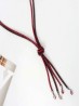 Rhinestone Tassels Sparkle Tube Necklace