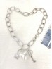 Heart Lock and Key Necklace