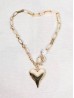 Heart Iron Chain Necklace Heart Iron Chain Necklace