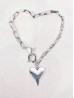 Heart Iron Chain Necklace Heart Iron Chain Necklace
