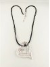 Rope Necklace W/ Hearts Pendant with gift box