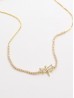 Dragonfly Pendant Rhinestone Necklace 