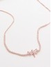 Dragonfly Pendant Rhinestone Necklace 