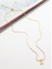 Cat Pendant Rhinestone Necklace 