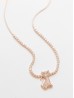 Cat Pendant Rhinestone Necklace 