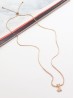 Cat Pendant Rhinestone Necklace 