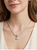 Cat Pendant Rhinestone Necklace Cat Pendant Rhinestone Necklace