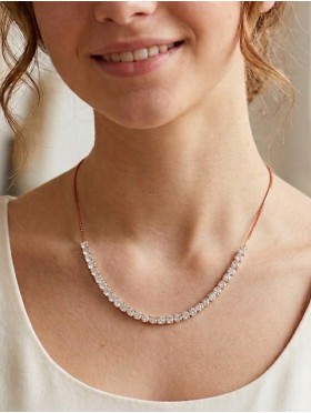 Fashion Rhinestone Necklace 