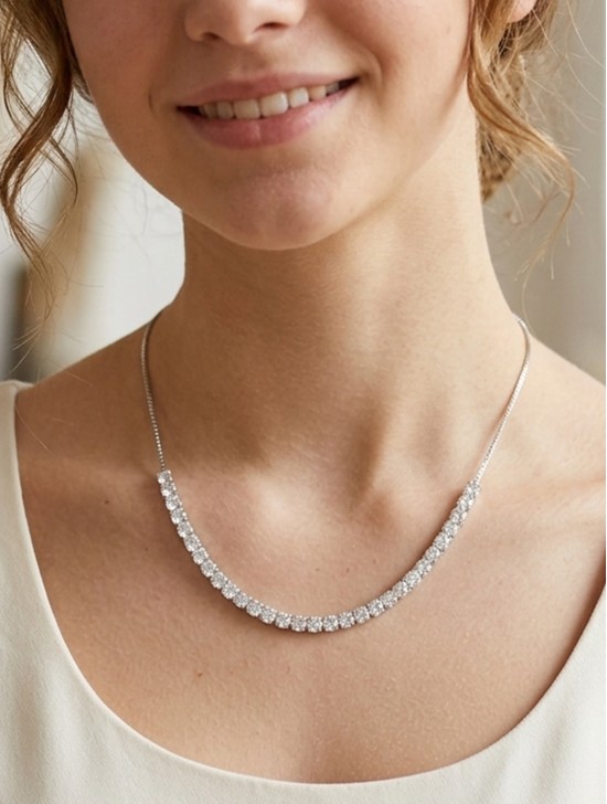 Fashion Rhinestone Necklace 