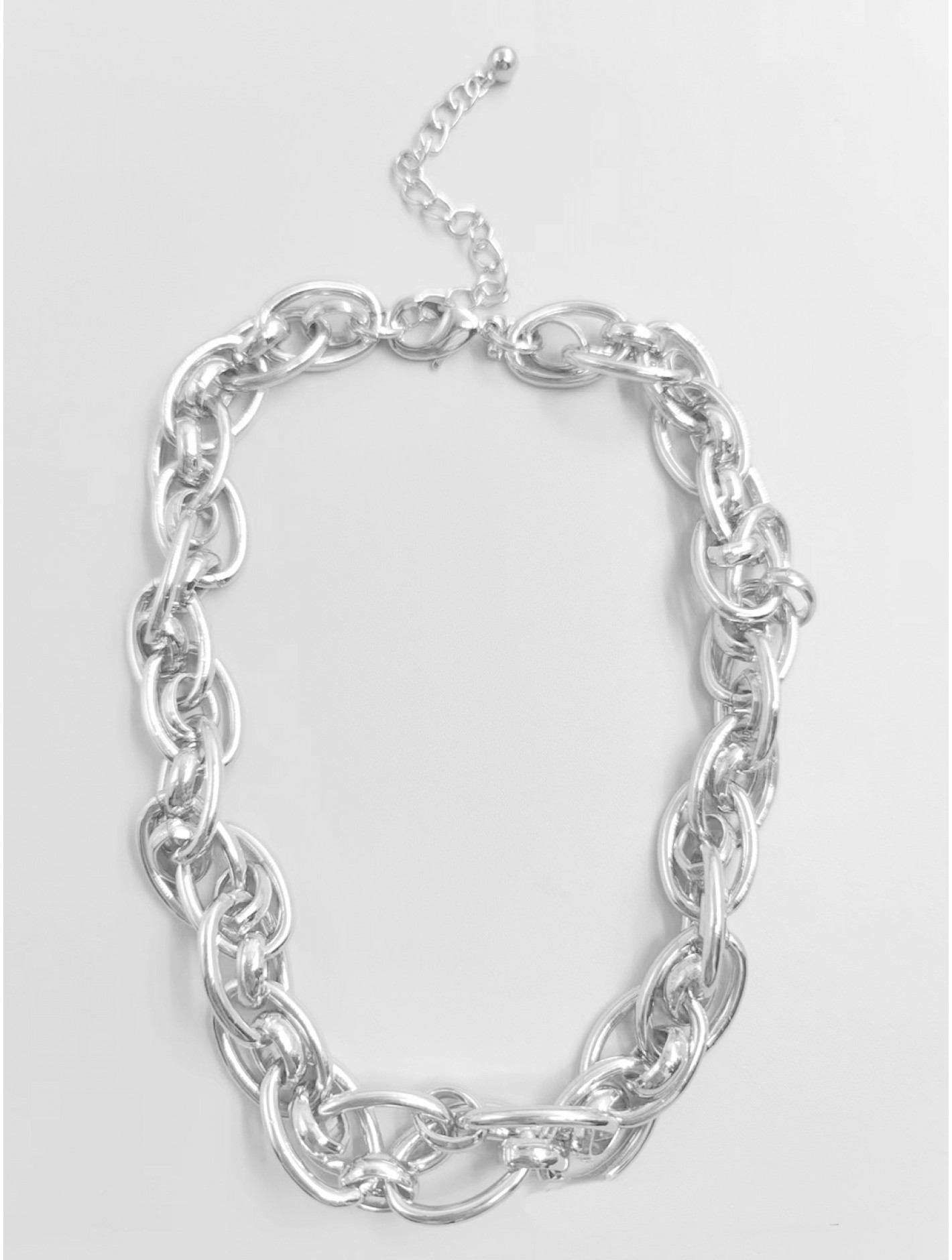 Trendy Brass-Plated Chainlink Design Necklace main image 1