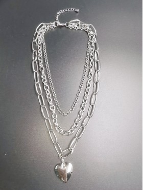 Heart Link Necklace 