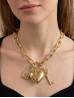 Heart Lock and Key Necklace