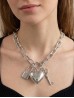 Heart Lock and Key Necklace