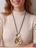 Rope Necklace W/Gourd
