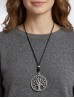 Rope Necklace W/ Tree of Life Pendant