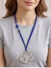 Rope Necklace W/ Silver Tree Pendant