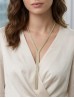 Rhinestone Tassels Fashion Necklace