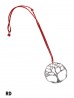 Rope Necklace W/ Silver Tree Pendant