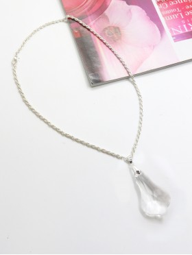 Chain Necklace W/ Light Reflective Charm