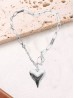 Heart Iron Chain Necklace