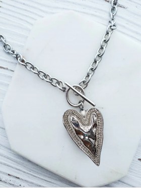 Heart Iron Chain Necklace