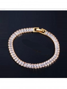 Sparkle Rhinestone Alloy Bracelet 