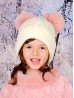 Kids Double Pom Pom Knitted Hat (Plush Inside)