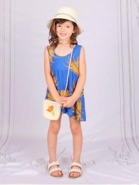 Kids Super Soft Sleeveless Fashion Dress (5-8 Yrs)