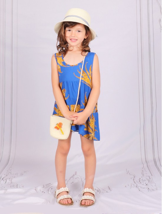 Kids Super Soft Sleeveless Fashion Dress (5-8 Yrs)